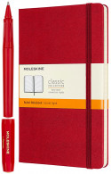 Moleskine X Kaweco Ballpoint Pen and Notebook Set - Red